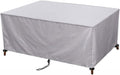 Hochwertige Moebelabdeckung wasserdicht UV Schutz geeignet fuer rechteckigen Terrassentisch 279 9 x 160 x 89 9 cm strapazierfaehiges Oxford Material reissfestes Gartenmoebel Zubehoer Variante 45