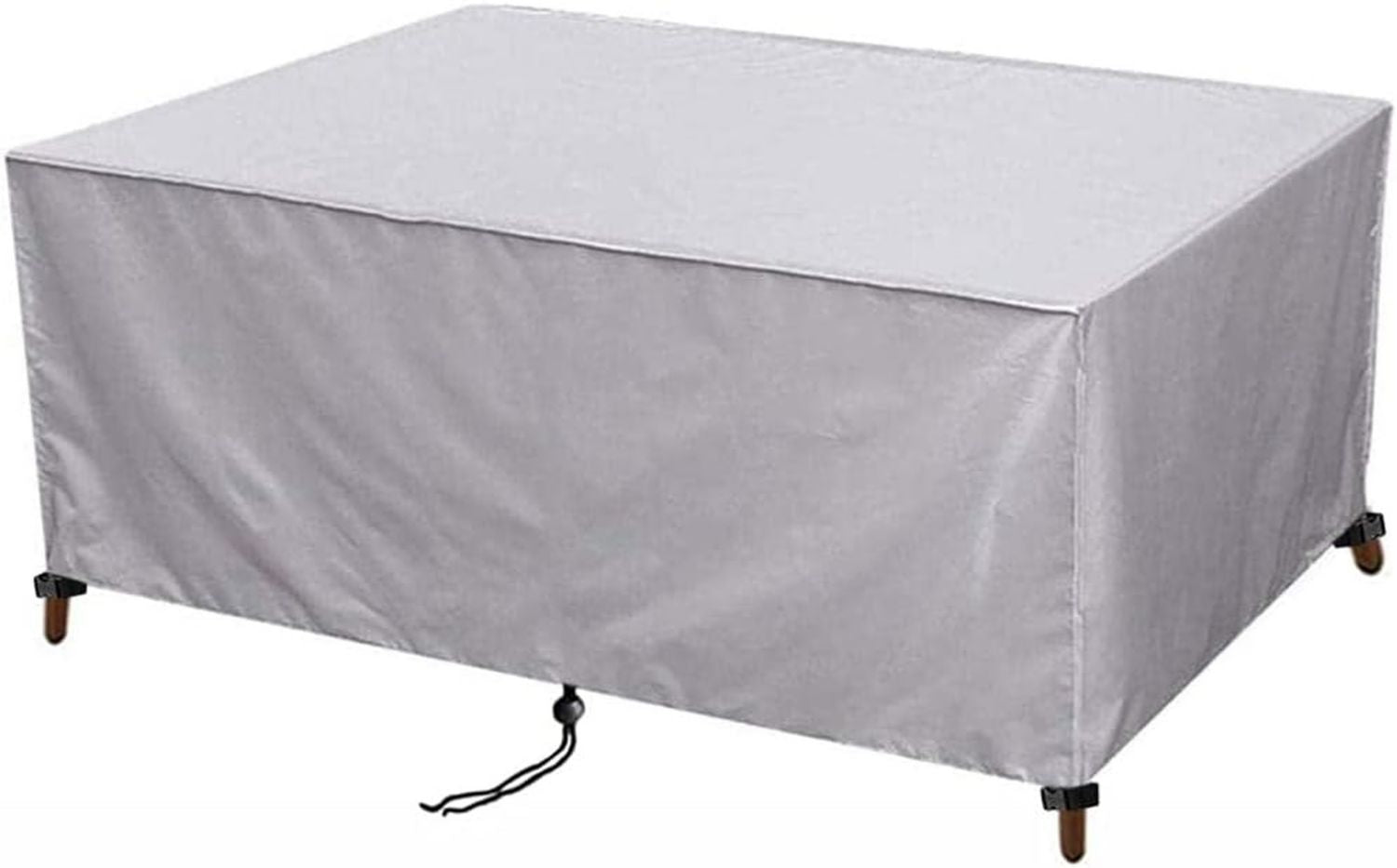 Hochwertige Moebelabdeckung wasserdicht UV Schutz geeignet fuer rechteckigen Terrassentisch 279 9 x 160 x 89 9 cm strapazierfaehiges Oxford Material reissfestes Gartenmoebel Zubehoer Variante 45