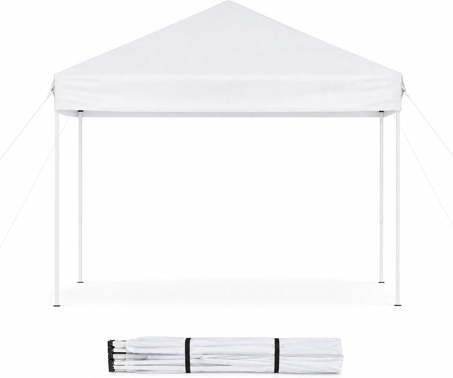 Hochwertige Acekool Pop Up 3x3 Wasserdicht Stabil UV50 Faltpavillon 3x3 Weiss Variante 877