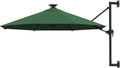 Hochwertige SonnenscBussandri rm Wandmontage ausgestattet mit LEDs und Metallmast 300 cm Gruen Variante 601