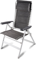 Hochwertige Dometic Lounge Modena Gartenmoebel Camping Zubehoer Liegestuhl Reise Gadgets grau Variante 437
